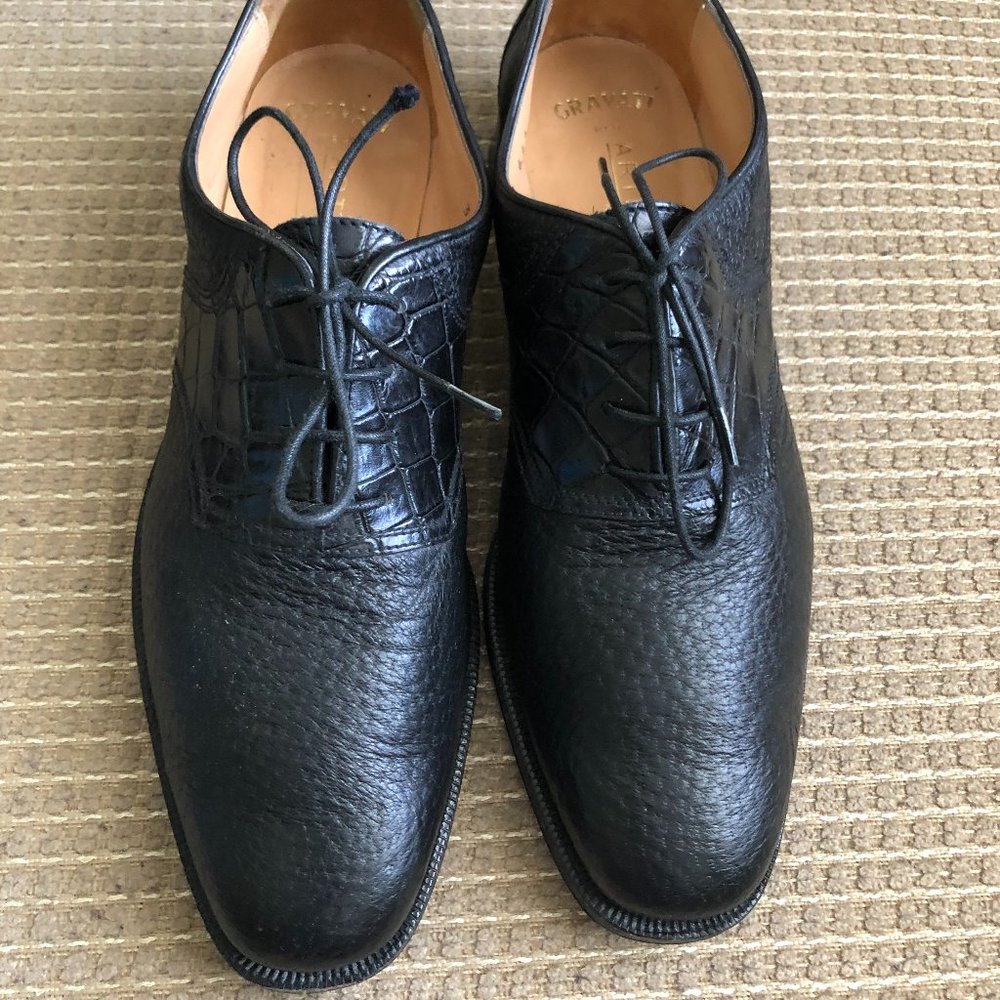 Gravati Arthur Beren Women's Black Leather Oxford Sho… Gem